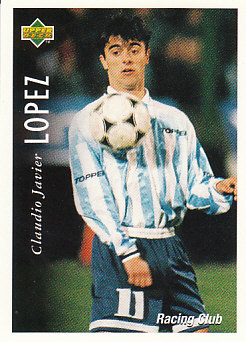 Claudio Lopez Racing Club 1995 Upper Deck Futbol Argentina #47